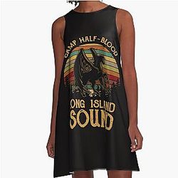 Vintage Percy Jackson Camp Half Blood A-Line Dress