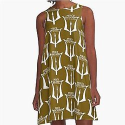 Percy Jackson Walker Scobell the Olympians Series Camp Half Blood T-Shirt A-Line Dress
