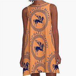 Percy Jackson and the Olympians Series Camp Half Blood T Shirt A-Line Dress
