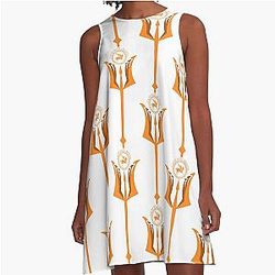 Percy Jackson Walker Scobell and the Olympians Series Logo Camp Half Blood T-Shirt A-Dress
