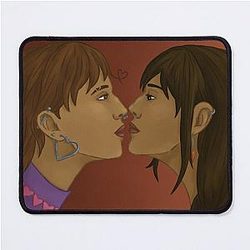 Piper and Reyna Percy Jackson Mouse Pad