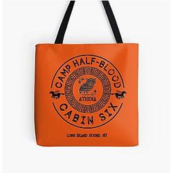 Cabin Six Athena Gift Percy Jackson Camp Half Blood Tote Bag