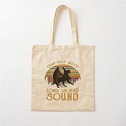 Vintage Percy Jackson Camp Half Blood Long Island Cotton Tote Bag