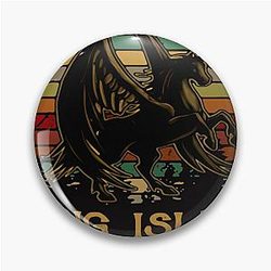 Vintage Percy Jackson Camp Half Blood Long Island Sunset Pin