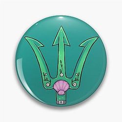 Percy Jackson Cabin 3 Trident Pin
