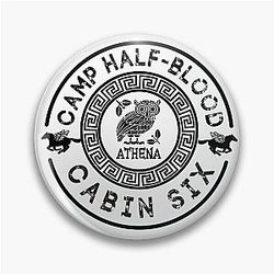 Percy Jackson Cabin Six Athena Pin