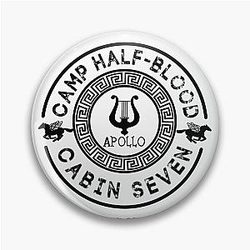 Percy Jackson Cabin Seven Apollo Pin