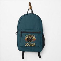 Vintage Percy Jackson Camp Half Blood Long Island Sound Sunset Backpack