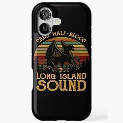 Vintage Percy Jackson Camp Half Blood Long Island Sound Sunset iPhone Case