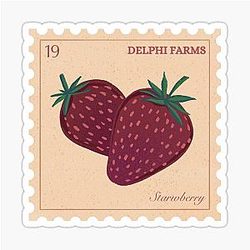 Delphi Strawberry Farm Percy Jackson Sticker