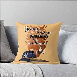 Intelligence is lethal - Percy Jackson quotes Throw Pillow