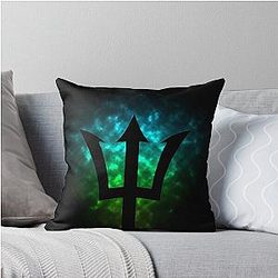 Trident Poseidon Percy Jackson Throw Pillow