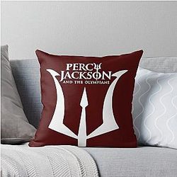 Percy Jackson Walker Scobell and the Olympians series Camp Half-Blood T Shirt Throw Pillow