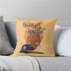 Intelligence is lethal - percy jackson quotes Throw Pillow