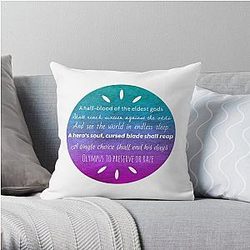 Percy Jackson Prophecy Throw Pillow