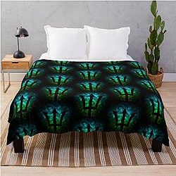 Trident / Poseidon / Percy Jackson Throw Blanket