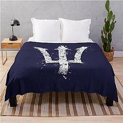 Percy Jackson  Trident Throw Blanket