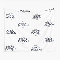 En mi Percy Jackson era en pálido periwinkle Tapestry