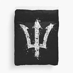 Percy Jackson  Trident Duvet Cover