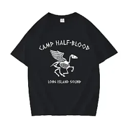 Camp Half Blood Long Island Sound Skull Percy Jackson T Shirts