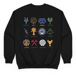 Camp Half-Blood Icons Percy Jackson Sweatshirt
