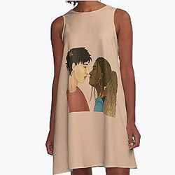 Percabeth (Percy Jackson en Annabeth Chase) A-Line jurk
