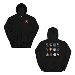 Camp Half-Blood Cabins DTNK0605 Percy Jackson Hoodies