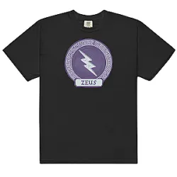 Comfort Colors Zeus DTNK0605 Black Percy Jackson T-Shirts