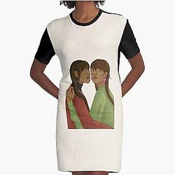 Pipeyna (Piper & Hazel, Percy Jackson) Gráfico T-shirt vestido