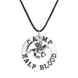 Fashion Jewelry Charm CAMP HALF Blood Flying Horse Pendant Necklaces DTNK1305
