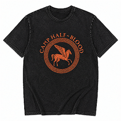 Camp Half-Blood DTNK2406 Washed Percy Jackson T-Shirts