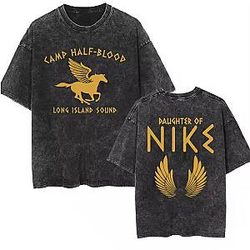 Daughter of Nike PTTT0308 Washed  Percy Jackson T-Shirts