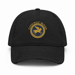 Percy Jackson Distressed Dad  NTMD2108 Percy Jackson Hats & Caps