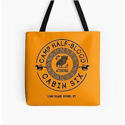 Cabin Six - Athena - Percy Jackson - Camp Half-Blood -  All Over Print Tote Bag