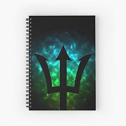 Tridente / Poseidon / Percy Jackson Notebook spirale