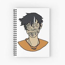 Percy Jackson アートと引用スパイラルノートブック