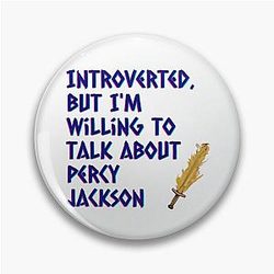 Introverted 하지만 의지 에 tal 약 Percy Jackson 핀 핀