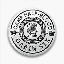 Percy Jackson Cabin Six -- Athena Pin