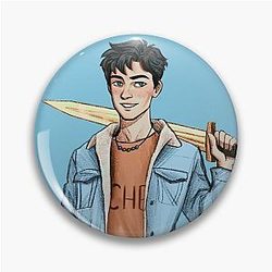 Percy Jackson full body sticker Pin