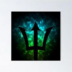 Trident / Poseidon / Percy Jackson Poster
