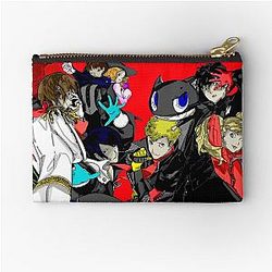 The Phantom Thiefs of Heart Zipper Pouch