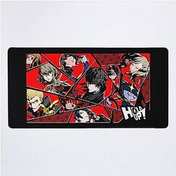 Persona 5 Royal Hold Up Shattered Glass Group Collage Desk Mat
