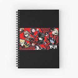 Persona 5 Royal Hold Up! Shattered Glass Group Spiral Notebook