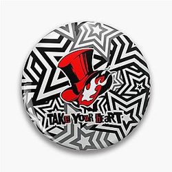 Persona 5 Joker Star Design Pin