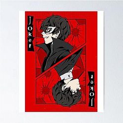 Persona 5 Joker Card Poster