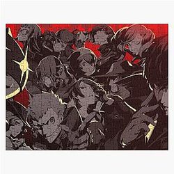 Phantom Thieves of Heart Everyone and Black Mask Version Jigsaw Puzzle