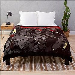 Phantom Thieves of Hearts Everyone and Black Mask Version Throw Blanket