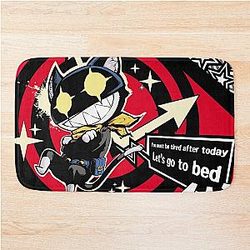 Morgana Persona 5 Shin Megami Tensei Fan Art Phantom Thieves Bath Mat