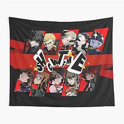 Persona 5 Royal Showtime Group Collage Tapestry