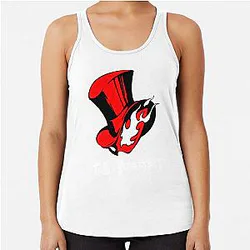 Phantom thief card Racerback Tank Top